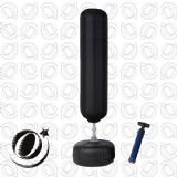 SBPA-228T Inflatable Punching Bag with Pump (Black)